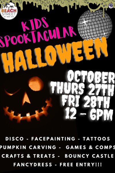 Halloween party at Beach Street Felixstowe